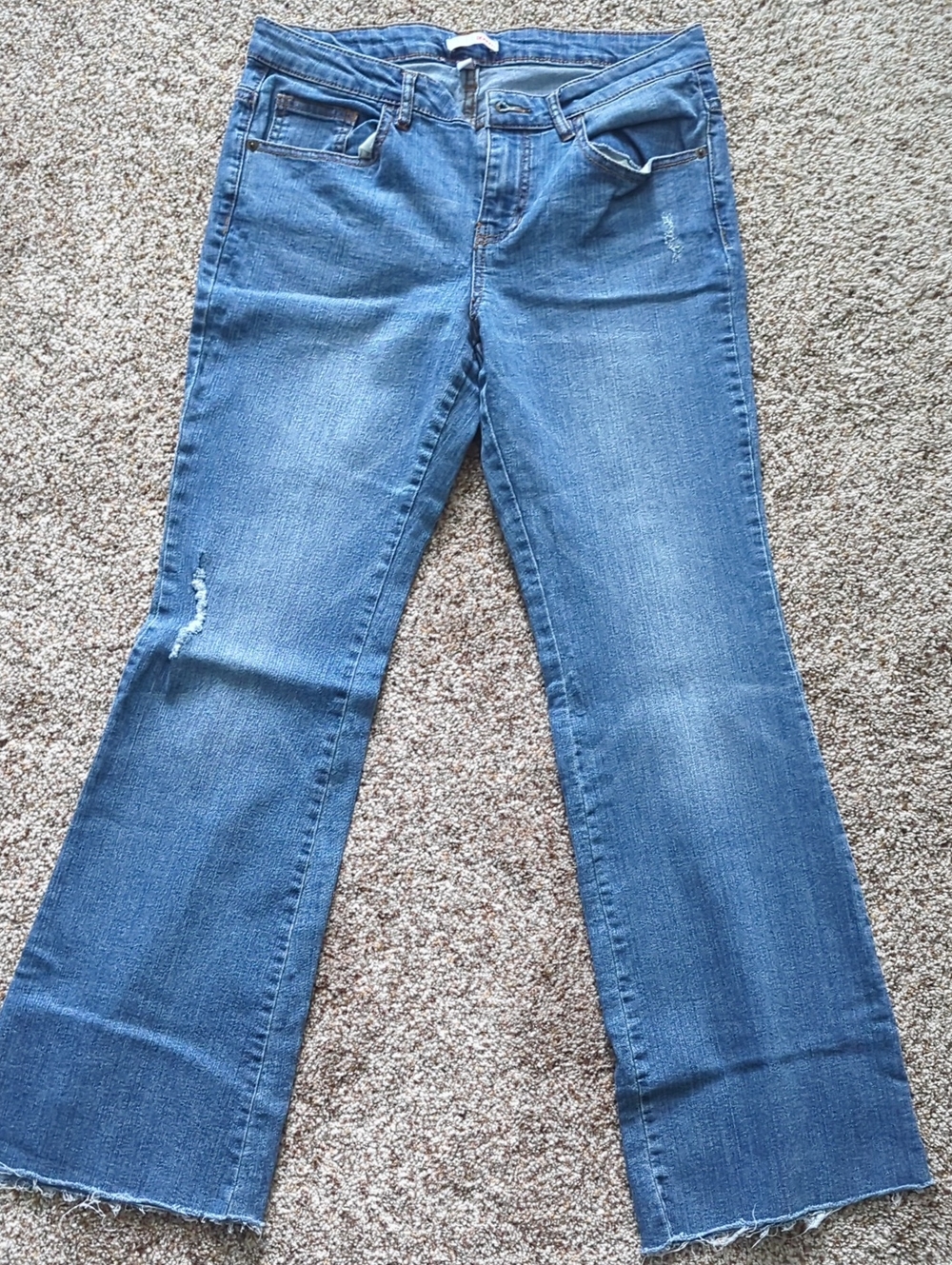 BONGO Women's Medium Blue Flared Jeans